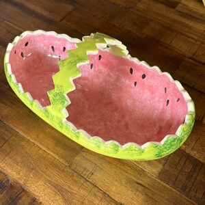 Watermelon-Themed Ceramic Bowl